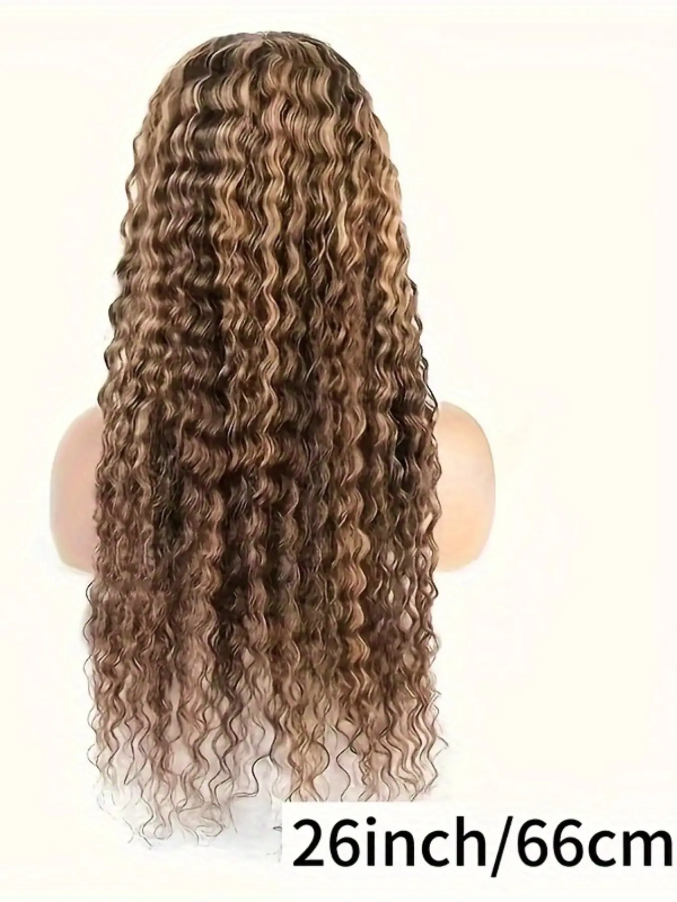 5x5 Lace Front Wigs Human Hair 4/27 Honey Blonde Highlight Deep Wave Curly Human Hair Wig Colored HD Transparent 180% Density Glueless Wig 28inch for Women Pre Plucked Hairline - Image 3