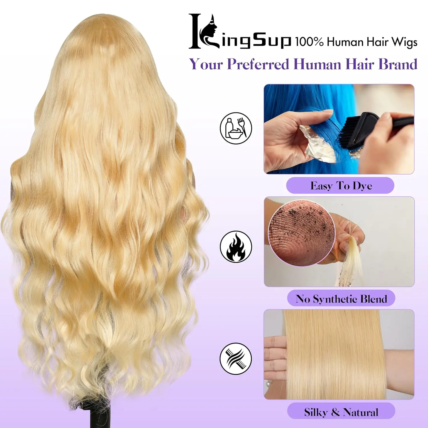 613 Blonde Body Wave 5x5 HD Transparent Lace Frontal Human Hair Wigs 180% Density Brazilian Hiar Straight Lace Front Human Hair Wigs - Image 5